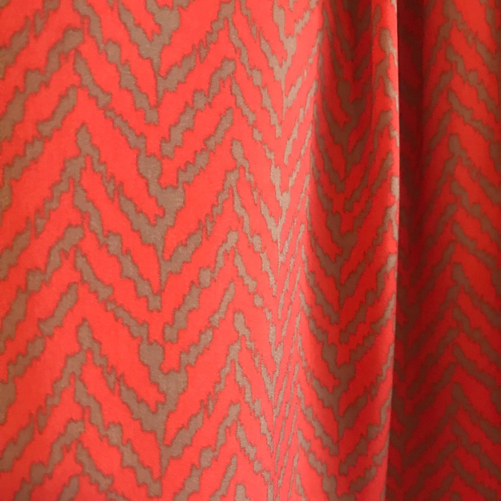Banana Republic coral and tan skirt - Picture 3 of 6